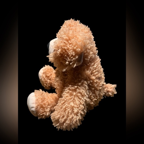 Manhattan Toy Curly Q Golden Retriever Puppy Dog Soft Blush Plush Lovey 14” - Picture 3 of 8